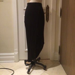 BCBG MaxAzria Long Asymmetrical skirt side slit